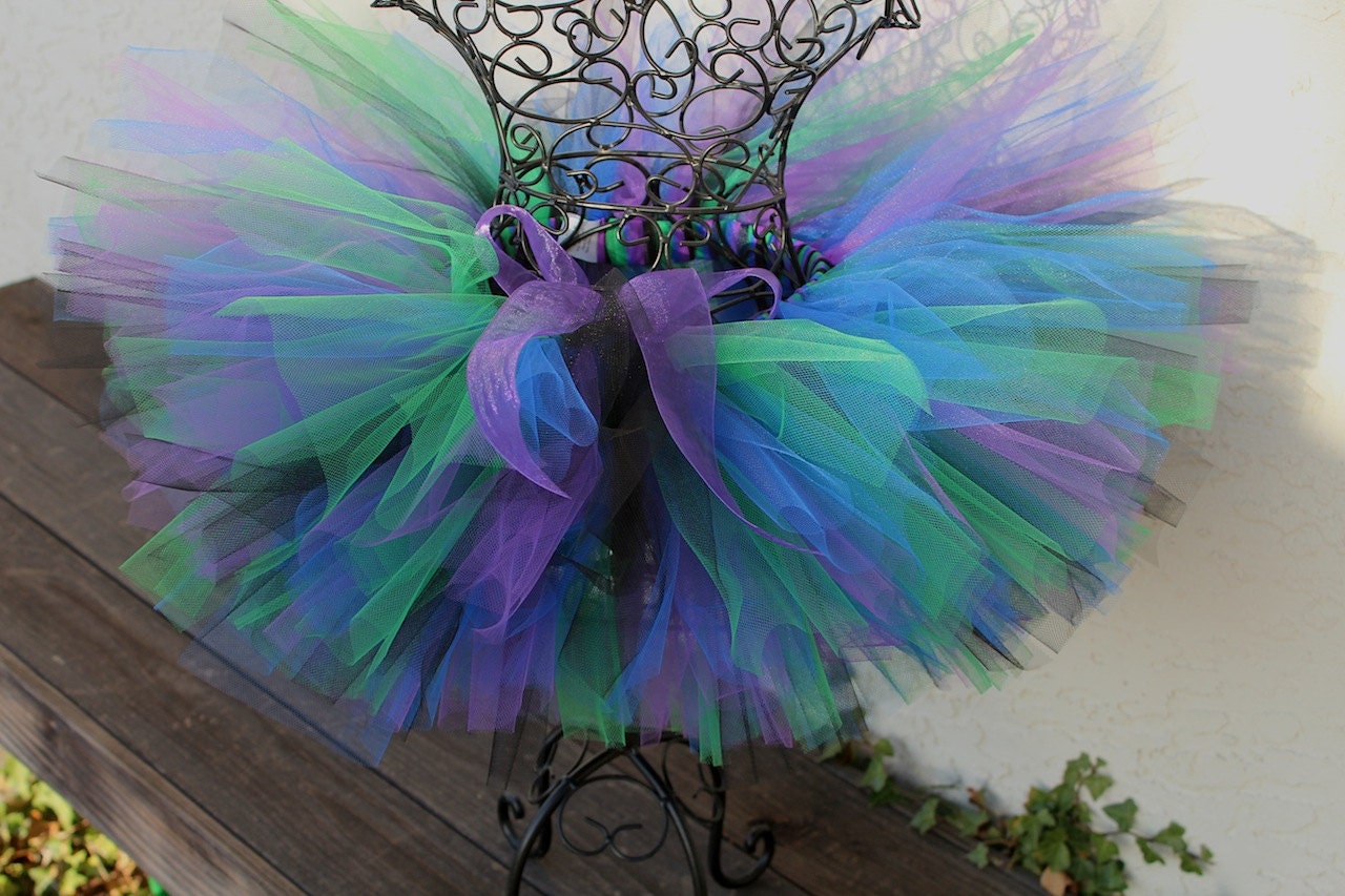 Child Tutu, Baby Tutu, Girl Tutu, Masquerade Party Fairy Princess Tutu, 3T to Size 5