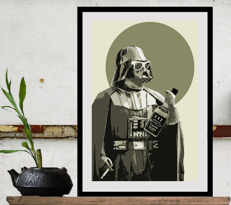 Star Wars Art DARTH FADER Size A