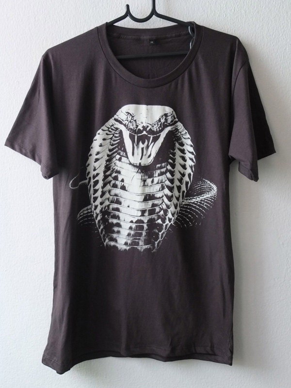 King Cobra Reptile Snake Fashion Rock T-Shirt