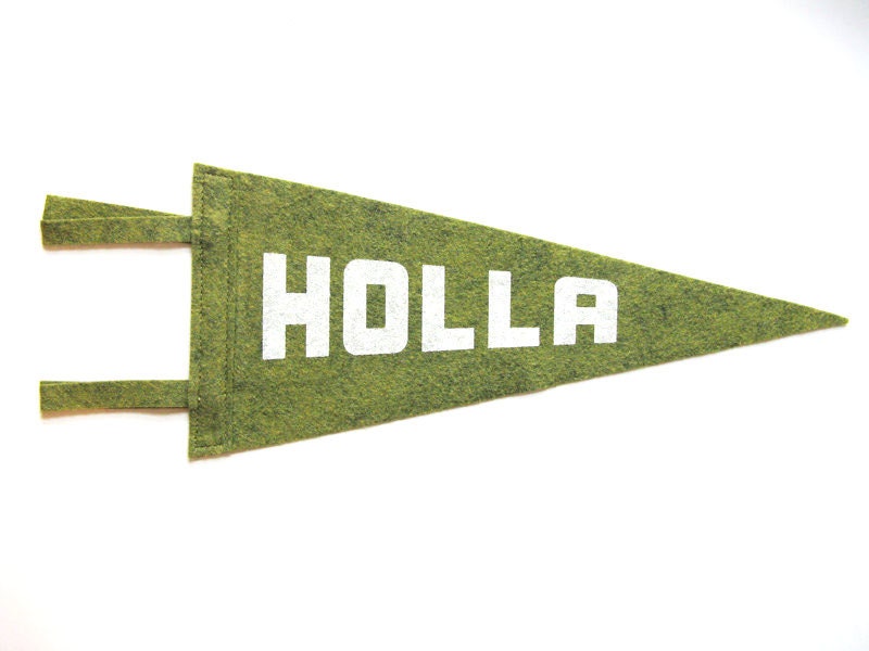 HOLLA Felt Pennant