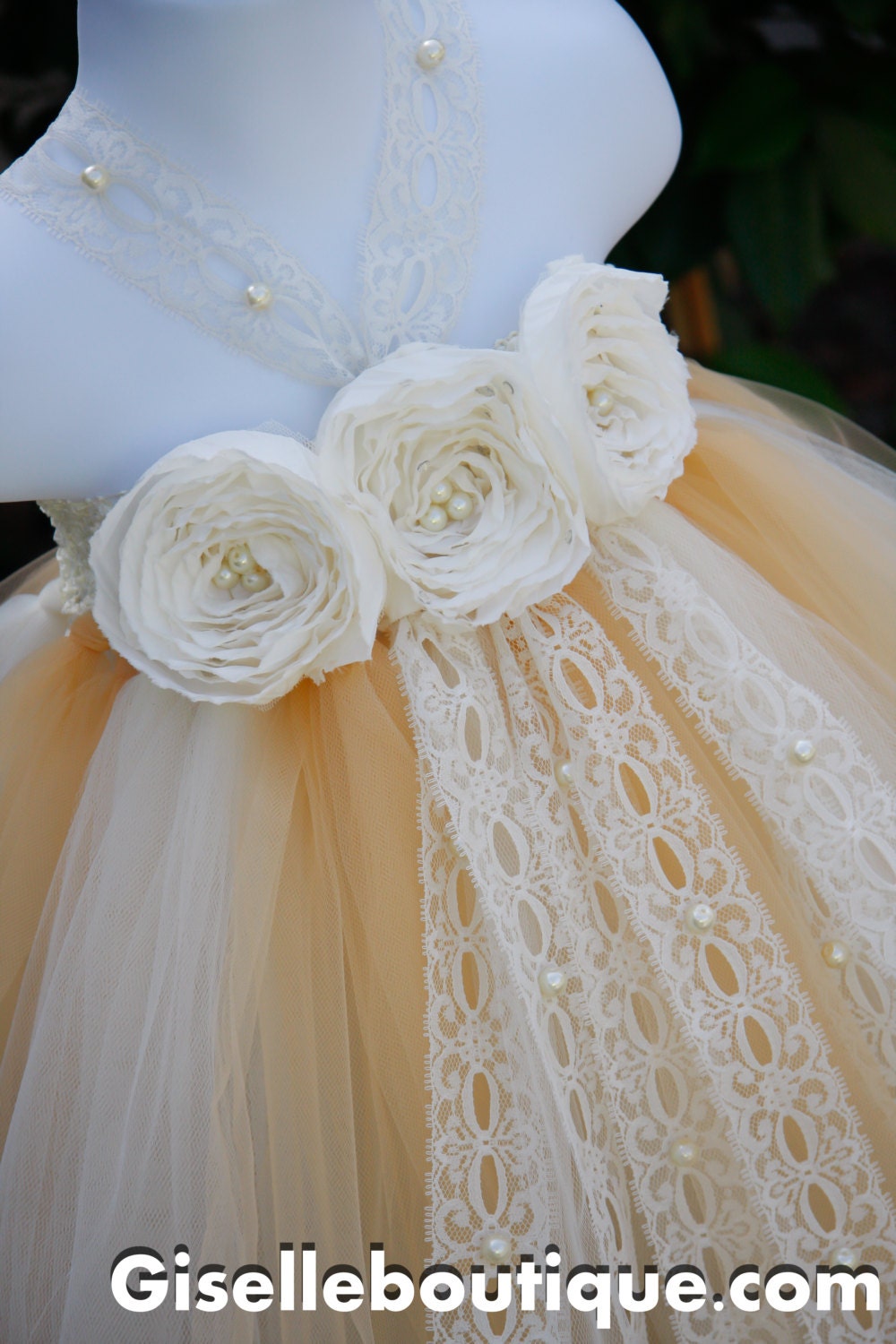 Flower girl dress Vintage Beaty Tutu Dress.baby tutu dress, toddler tutu dress, wedding, birthday, Newborn, 2t,3t,4t,5t