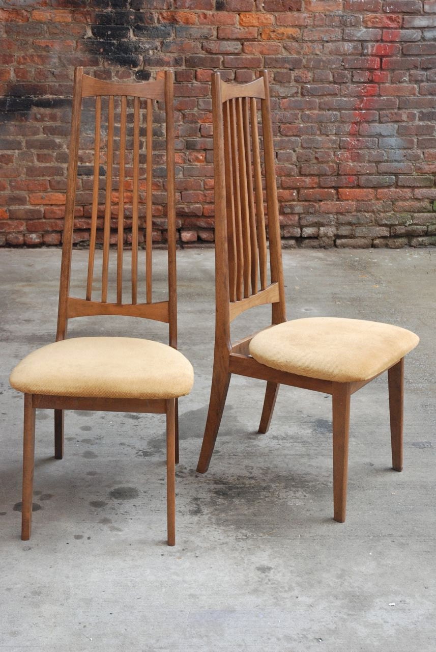 A Set Of 6 Mid Century Dining Room Chairs / Free Curbside Delivery NYC