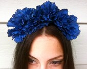 Porcelain Garden Blue Floral Headband