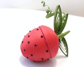 Strawberry Ornament - Paper Quilled