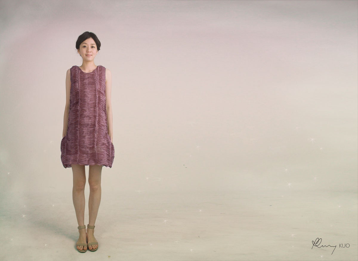Afreda pleated Organza Dress