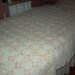 Victorian crochet oh so shabby bedspread cover in twin size