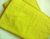 Full/Double Flat Sheet Warm Sunny Yellow