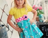 Mellow Metamorphosis Sash Peasant Dress