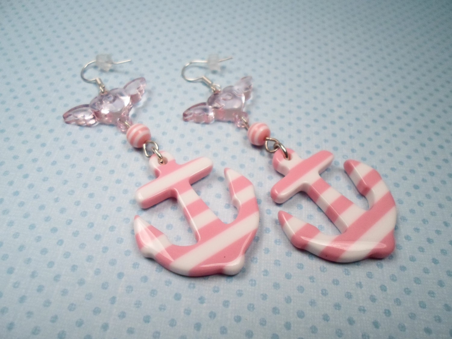 Ships Ahoy Anchor Dangle Earrings