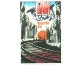 Original vintage industrial propaganda print BAM soviet collectible USSR 7.8 x 5.1 inches