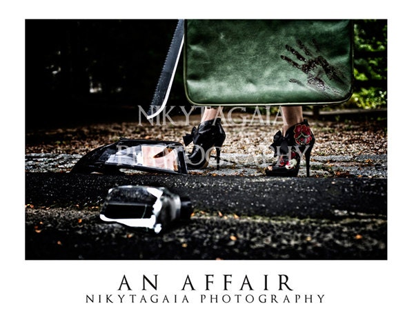 8x10 An Affair Horror Dark Art Still Print - NikytaGaia Photography