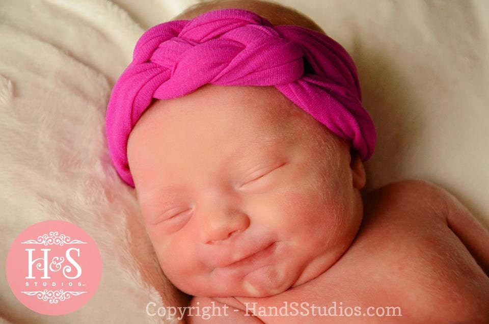 Newborn to Toddler Knotted Headband Buff in Assorted Colors