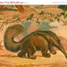 1883 Antique Rodents and  Edentata Chromolithograph Mammals Print