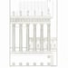 Temple of Jupiter Quirinal Hill Rome Side Elevation 1842 Palladio Architectural Print