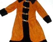 Vintage Faux Fur Trimmed Princess Peacoat - S/M