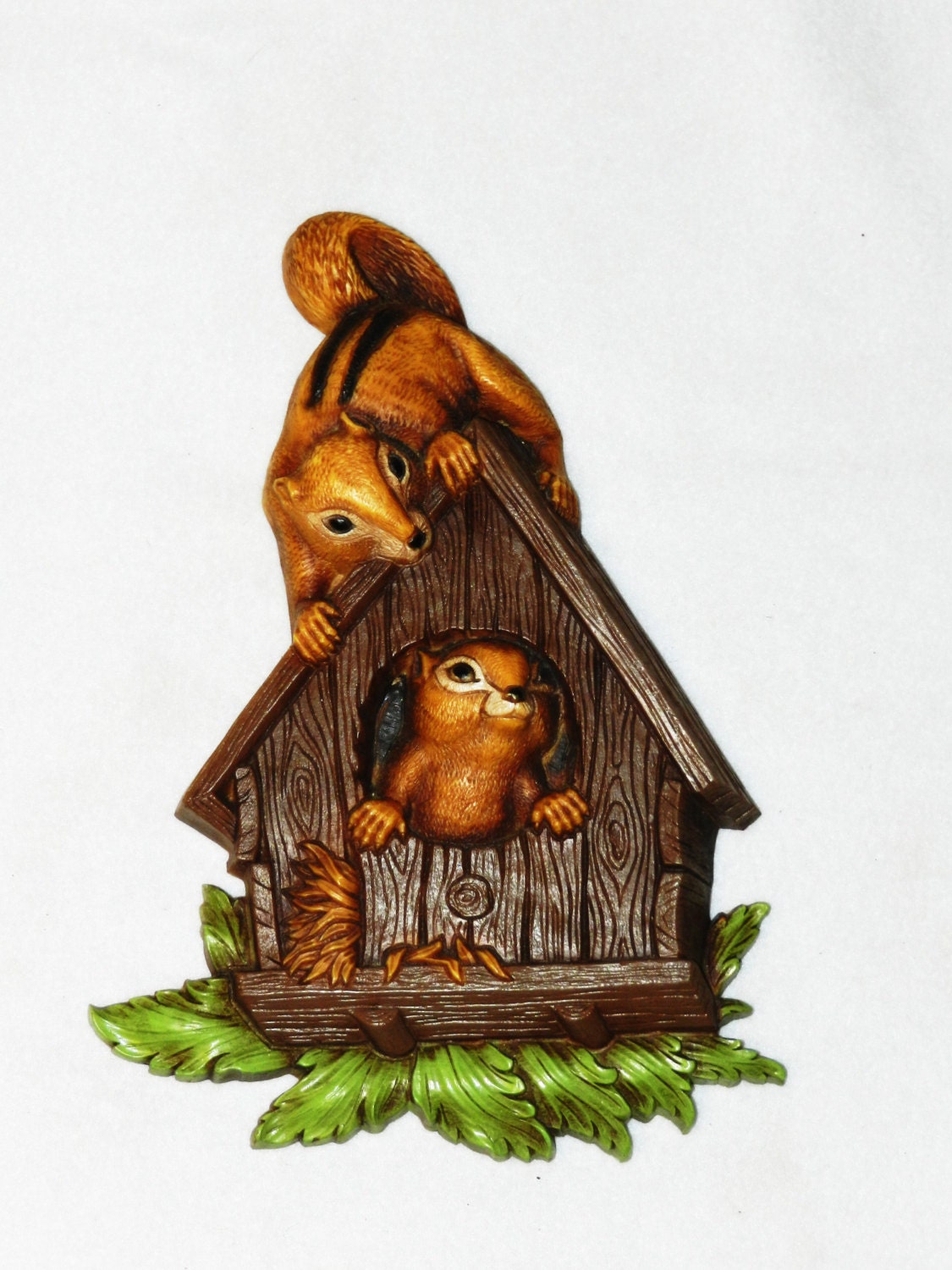 Vintage Chipmunks Wall Hanging - 3 Available /// Homco