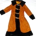 Vintage Faux Fur Trimmed Princess Peacoat - S/M