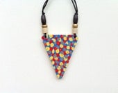Triangle Necklace // Bright