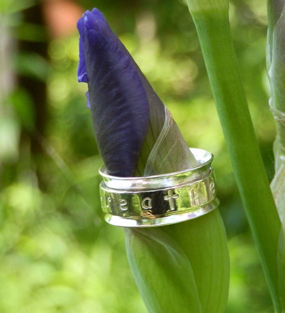 Just Breathe - Sterling Silver Spinning Ring