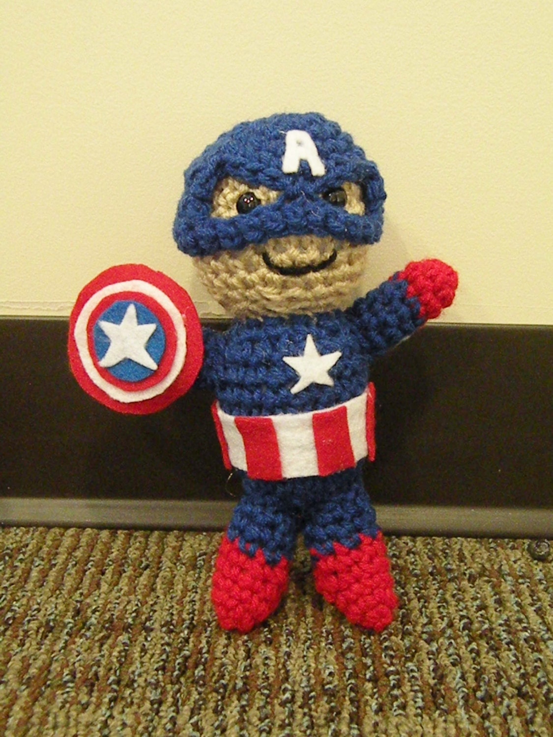 The Avengers - Captain America - inspired by Chris Evans - Plush