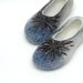 Felted slippers Frozen suns for Her