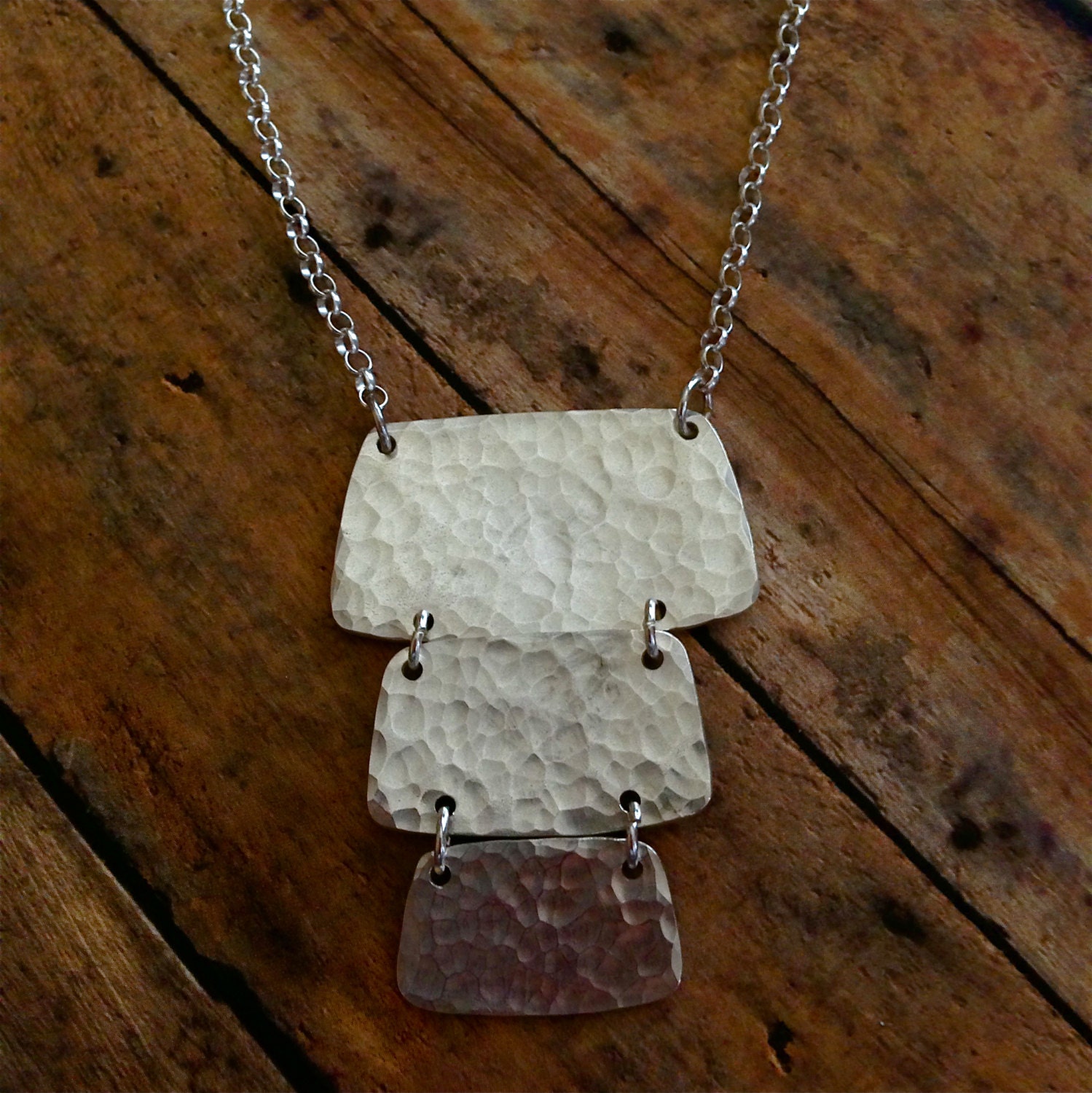 Fine Silver Statement Necklace