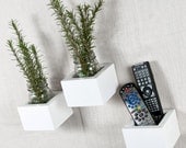 Wall Storage Organizer Box Shelf - Set of 3 Boxes - White - 2001 Ways