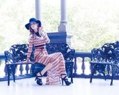 Zig Zag Print Dress