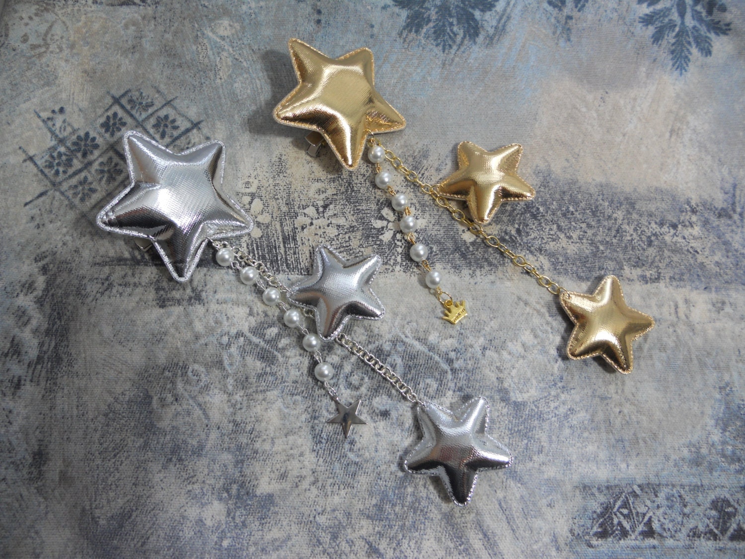 Starry Night Star clip 47 Gold