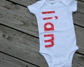 Chevron Personalized Name Onesie, Personalized Name Shirt, Girl or Boy Name Onesie, Toddler Shirt, Baby Shower Gift, Custom Name Onesie