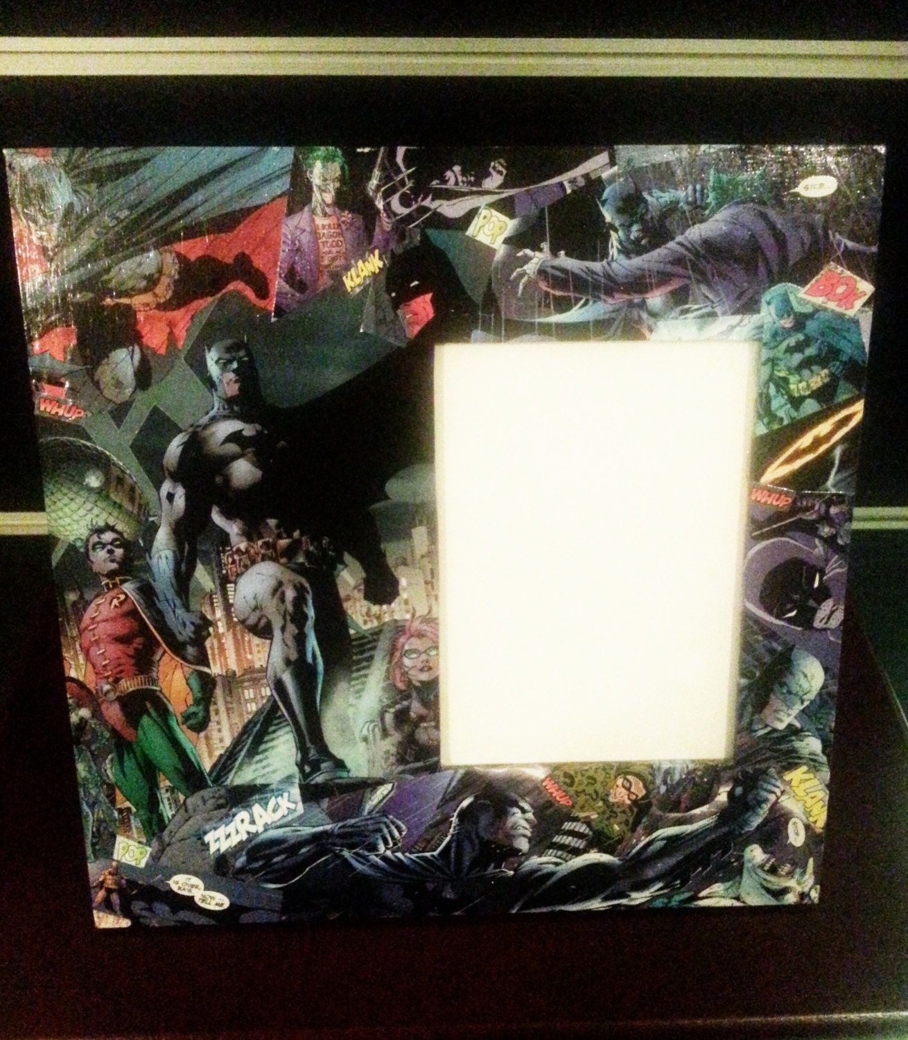 BATMAN 5'x7' Comic Collage Picture Frame