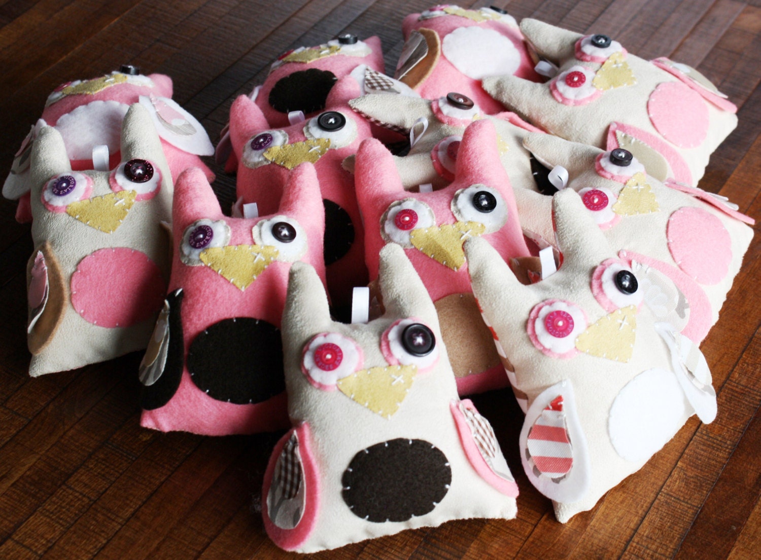 BOObeloobie Baby Shower/Stork Tea Mobile Assembly Kit - Pink Orli the Owls - for entertainment at the event and additional gift