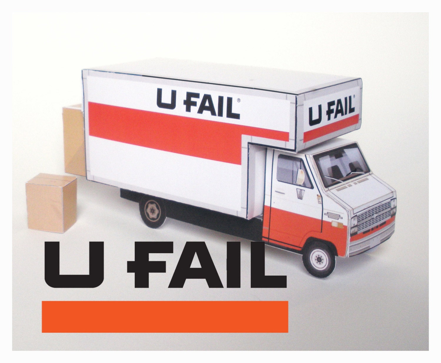 U-Fail - papercraft bummer