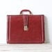 Chestnut Leather Portfolio Briefcase