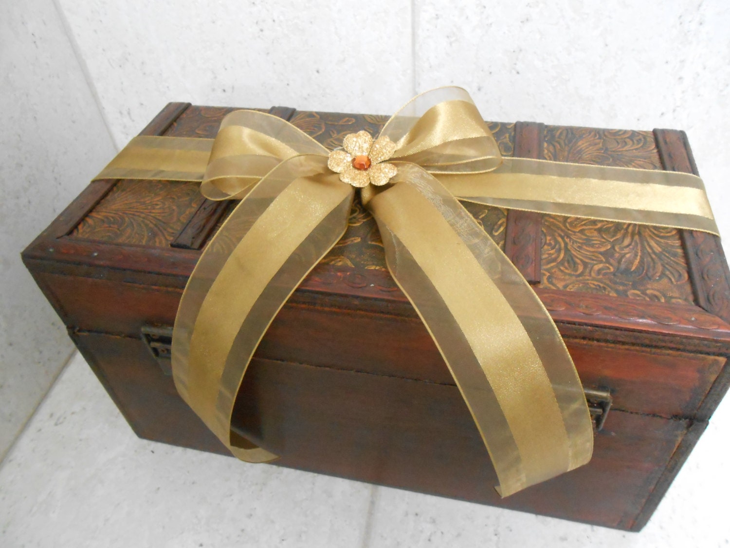 Small Floral Wedding Card Holder / Wedding Card Box / Wishes Holder / Wishes Box