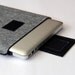 15" inch Apple Macbook Pro laptop Sleeve Case Cover - Gray & Black - Weird.Old.Snail