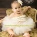 Sweet Cream Couture Tutu Set Custom Made With Matching Headband Sweet Baby Photo Prop
