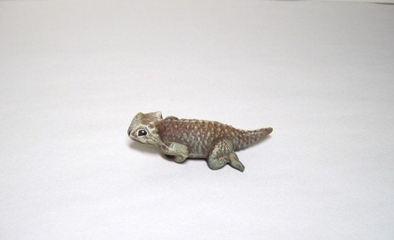 Ceramic miniature - Horned Toad