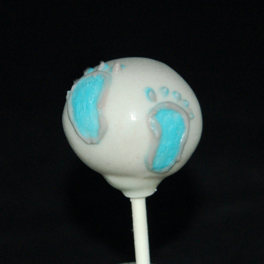 BABY'S FEET CAKE Pops, Baby Shower Cake Pops, Newborn Cake Pops