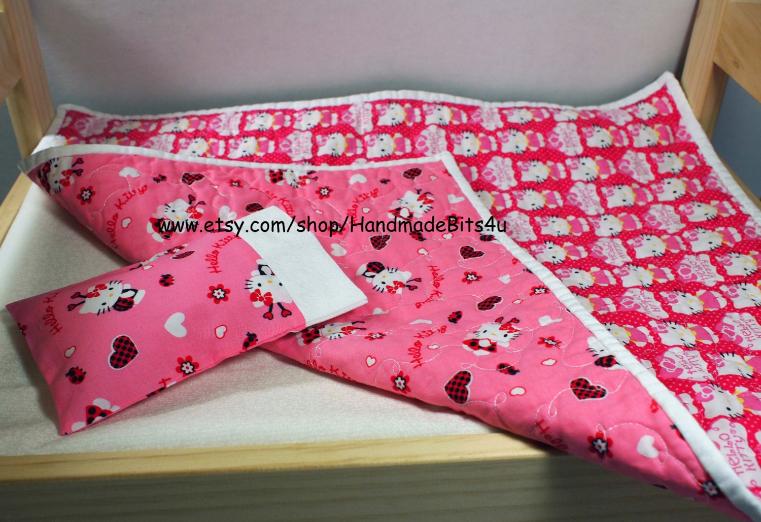 Hello Kitty American Girl Doll Quilt