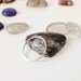 dainty silver ring with bead decorations simple bead jewel sterling silver ring handmade