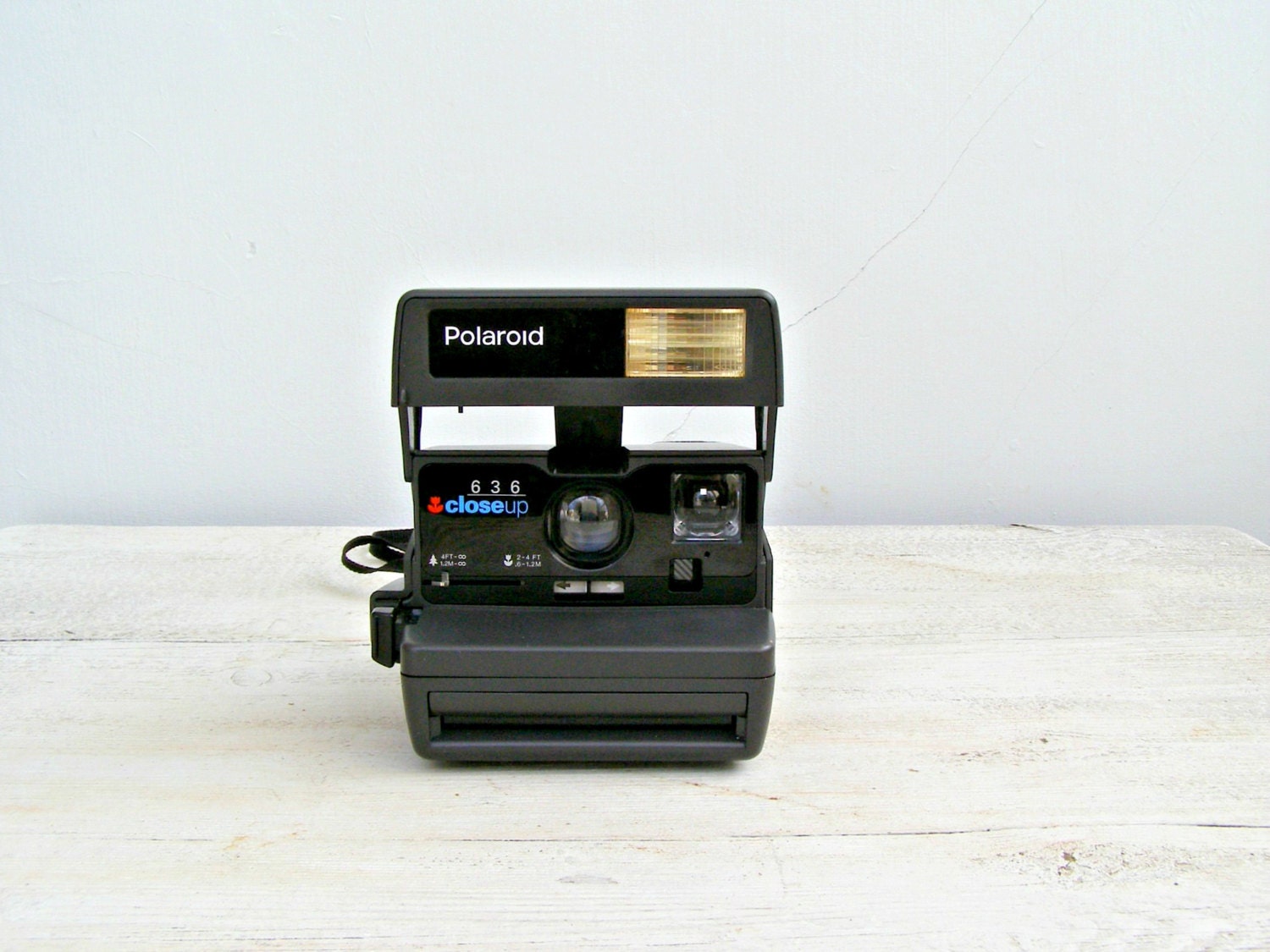 Vintage Instant Camera, Polaroid 636 Close up, One step Flash 80s collectible Camera, Retro Camera,