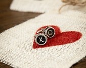 Typewriter Key Cufflinks for your groom, groomsmen, father, or special guy in your life