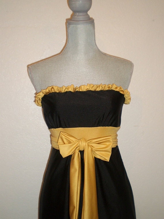UCF Black and Gold cute game day dress