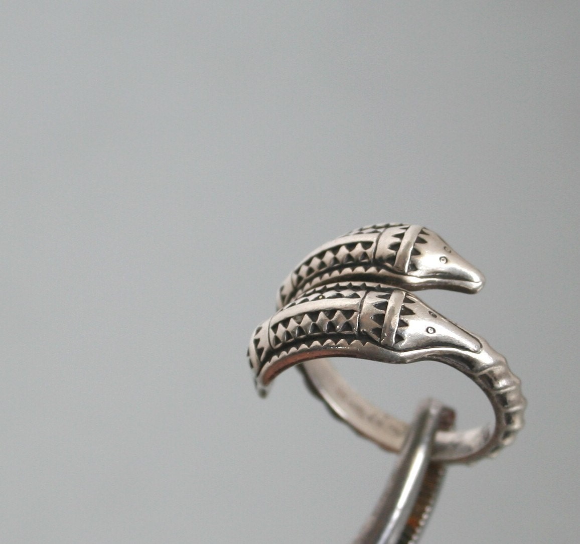 DAVID ANDERSEN Ring Viking Saga Norway Sterling 925 Silver Adjustable