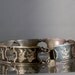 Vintage Siam Silver Siamese Dancers Panel Bracelet