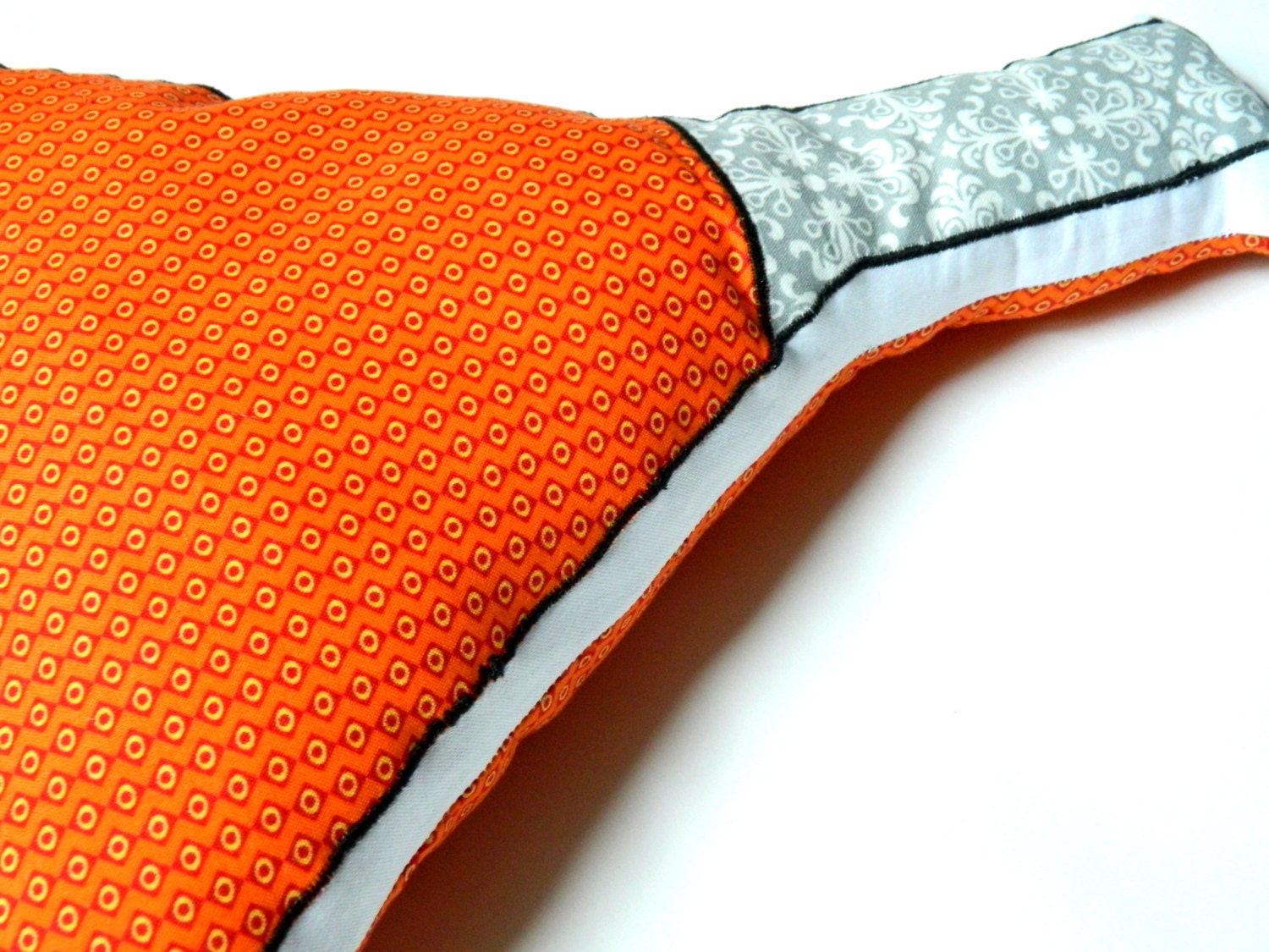 Science Shaped-Pillow.  Chemistry Plush Toy. Orange Conical Flask.