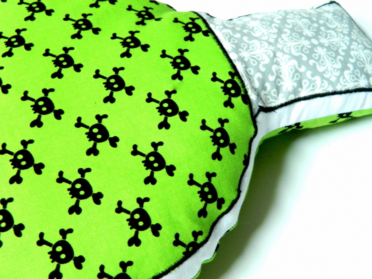 Chemistry Plush Toy.  Science Shaped-Pillow.  Green Florence Flask.