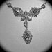 Rhinestone necklace - Statement necklace - Large - Marquise - Crystal Rhinestones - Jewelry for your Special day - The princess -