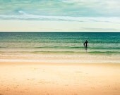 Ocean photography coastal prints vintage inspired 16x24 surfer photo fine art photography large prints ocean photography retro surf
